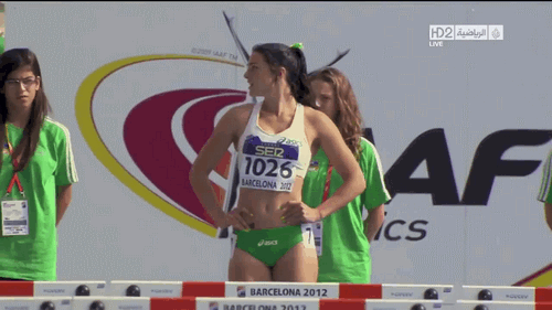 Michelle Jenneke Bouncing Around