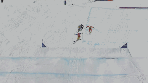 Snow Cross Crash